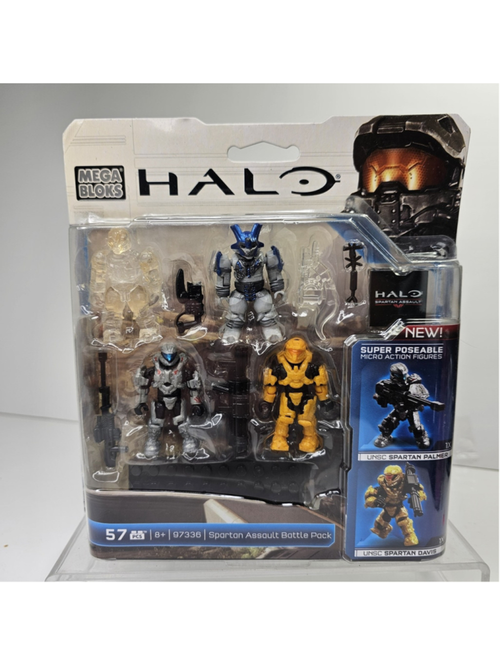 NEW Mega Bloks Halo Spartan Assault Pack 57 pcs 97336 Partially Broken Seal